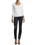 The Bella Skinny Distressed Jeans, Emilie