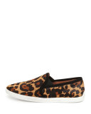Kidmore Leopard-Print Calf Hair Slip-On