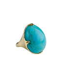 18k Rock Candy Crown Ring in Turquoise