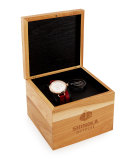 The 34mm Birdy Rose Golden Double-Wrap Watch, Red