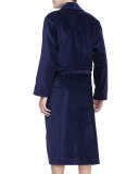 Terry Cloth Robe, Navy