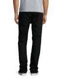 FoolProof Slim Straight-Leg Denim Jeans, Towne Black