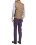 Hudson Quilted Vest, Brown