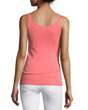 Scoop-Neck Long Organic Cotton Tank