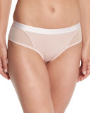 Tulle Stretch-Cotton Hipster Briefs