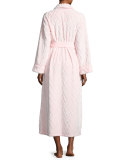 Embossed Plush Wrap Robe