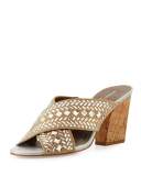 Gilian Crisscross Ornament Sandal