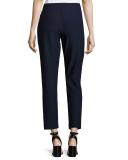 Washable Stretch-Crepe Ankle Pants