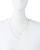 18k Yellow Gold Diamond Love Letter Necklace