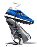 1300 Explore By Air Leather Sneaker, Navy/Gray
