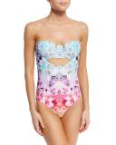 Soundwave One-Piece Swimsuit, Cartagena Floral