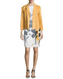 Faith Trellis Shadow Sheath Dress