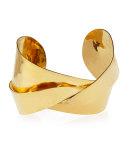 18k Gold-Plated Twist Cuff