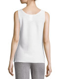 Basic Textured Cashmere Tank