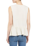 The Mariner Flare-Leg Ankle Jeans, Pacific Blue