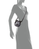 Girls' Transparent Cat Crossbody Bag, Black