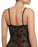 Never Say Never Lace Teddy, Black
