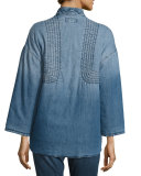 The Kimono Denim Car Coat, Seto