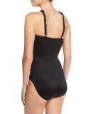 Giselle Strappy High-Neck One-Piece Swimsuit