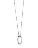 I Love You More Engraved Poesy Ring Necklace