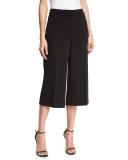 Classic Cady Culotte Pants, Black