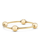12mm Mustique 18K Dome Station Bracelet