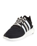 Men's Y-3 Yohji Run Sneaker, Black/White