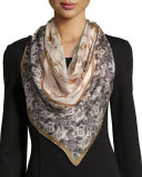 Newton Silk Safari Animal Circus Scarf