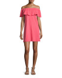 Ithaca Off-The-Shoulder Shift Dress, Flirty