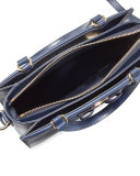 Tracy Vara Saffiano Tote Bag, Oxford Blue