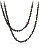 Osetra Necklace with Black Onyx, Garnet and 18k Gold