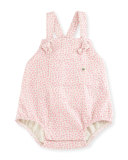 "Jazzy" Lightweight Terry Bunny Playsuit, Pink, Size 0-24 Months