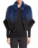 Knit Rabbit Fur Bolero