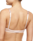 LA Ballerine Lace Balconette Bra, Pink