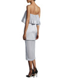 Northern Lights Layered Midi Skirt, Gray