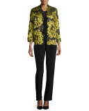Flower Show Boxy Jacket, Petite