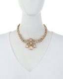 Crystal Golden Shadow Necklace