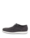 Yuri Nubuck Leather Oxford, Midnight
