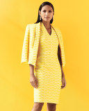 Jacquard Jacket & Matching Sheath Dress Set