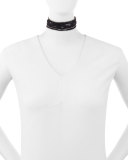 Chain-Trim Net Necklace