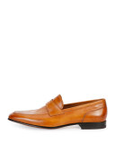 Brent Leather Penny Loafer, Brown