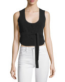 Minou Bicolor Vest & Shirt Combo Top