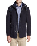 Tempest All-Weather Hooded Jacket, Barchetta Blue