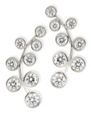 18k White Gold & Diamond Climber Earrings