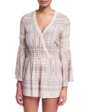 Lovestruck Rimini Printed Romper Coverup