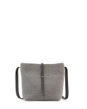 Medium Monili Bucket Bag, Ruthenium