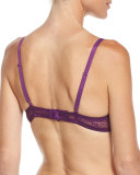 Trenta Hidden Underwire Bra, Plum