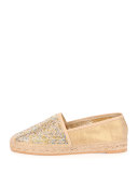 Strass Karung & Swarovski Crystal Espadrille, Champagne Mix