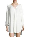 Luxe Jersey Sleep Shirt, Champagne