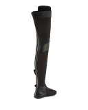 Eskiva Over-the-Knee Boxing Boot, Black